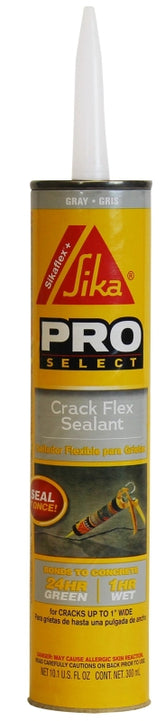 Sikaflex 515306 Crack Flex Sealant, Light Gray, 10.1 oz Cartridge
